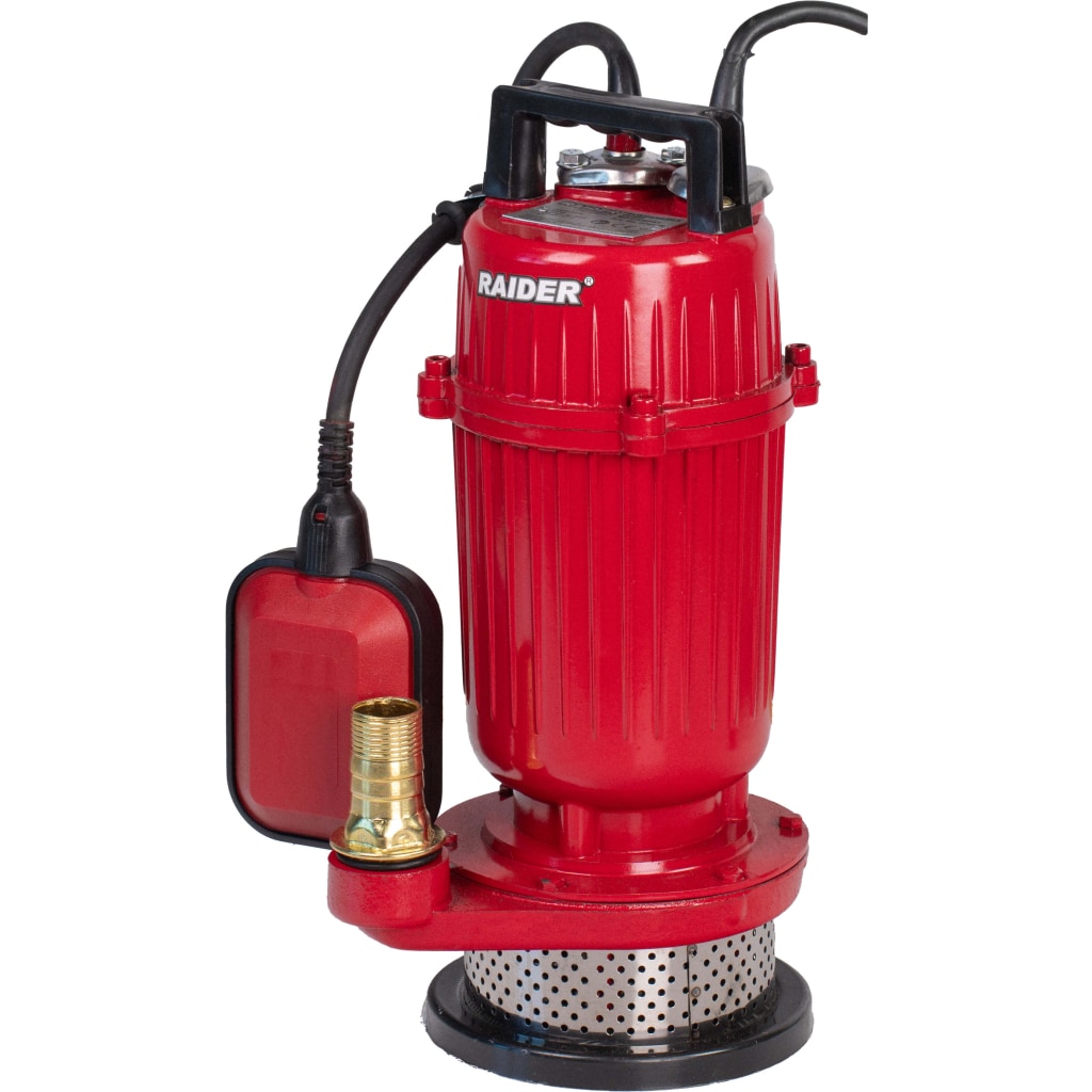Pompa submersibila RAIDER, 550 W, 50 L/minut, inox, rosu