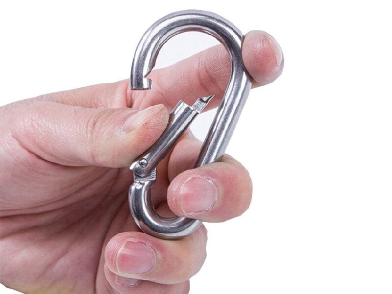 Carabina cu clapa, 7 x 70 mm, otel, argintiu