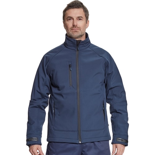 Jacheta de lucru Cerva, tip Softshell, din poliester, bleumarin, marimea XL