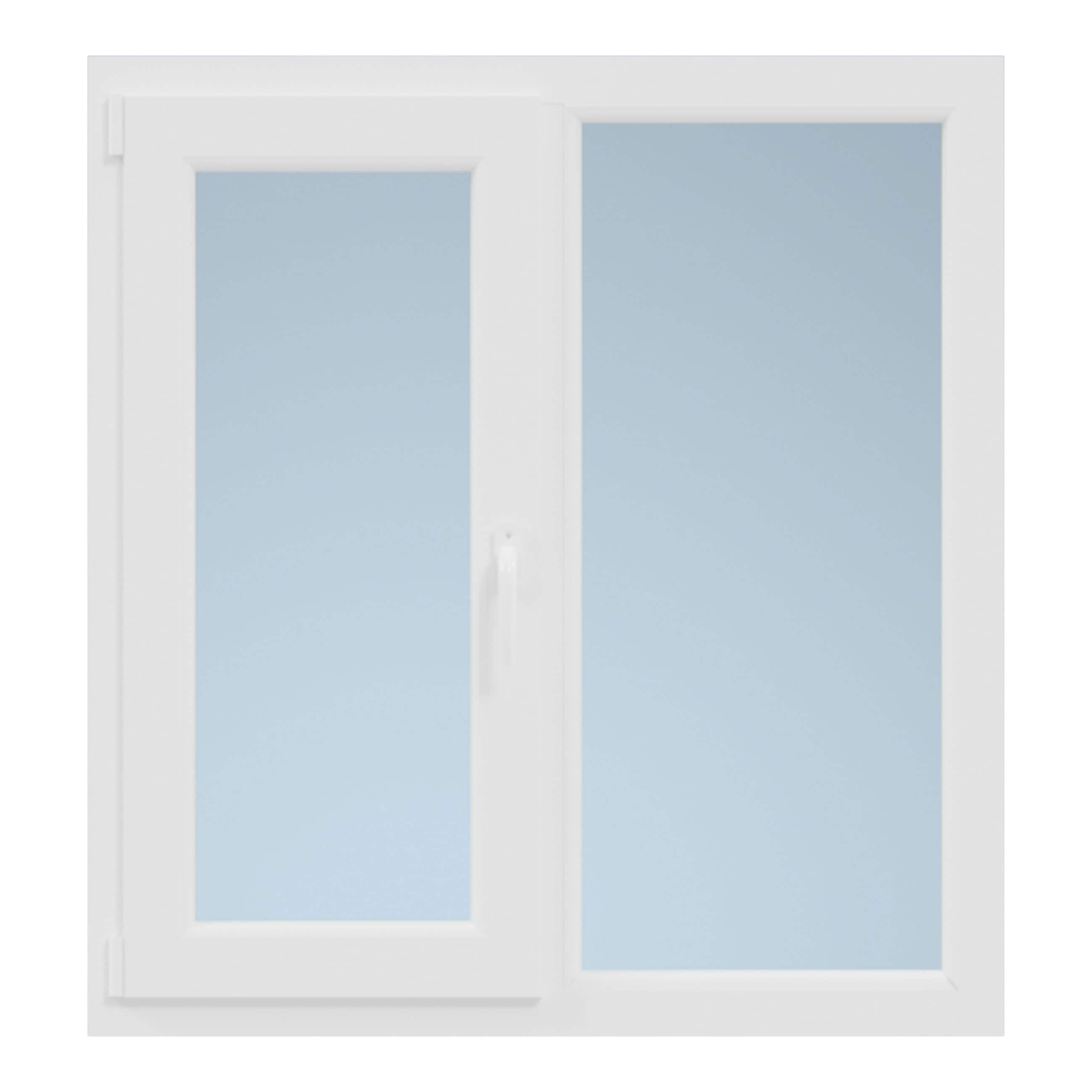Fereastra termopan FORTIA, PVC, 4 camere, 100 cm x 136 cm, deschidere stanga, alb