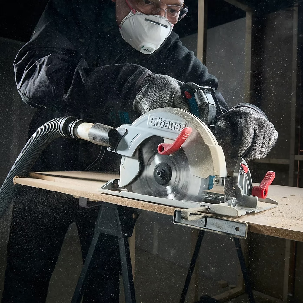 Fierastrau circular Erbauer ERI1086CSW, 190mm, 18V