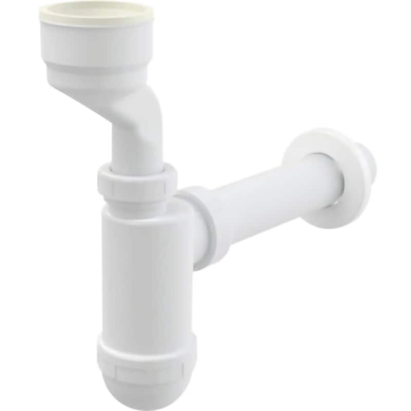 Sifon urinal ALCA A45A, polipropilena, D 40mm, garnitura de etansare, alb