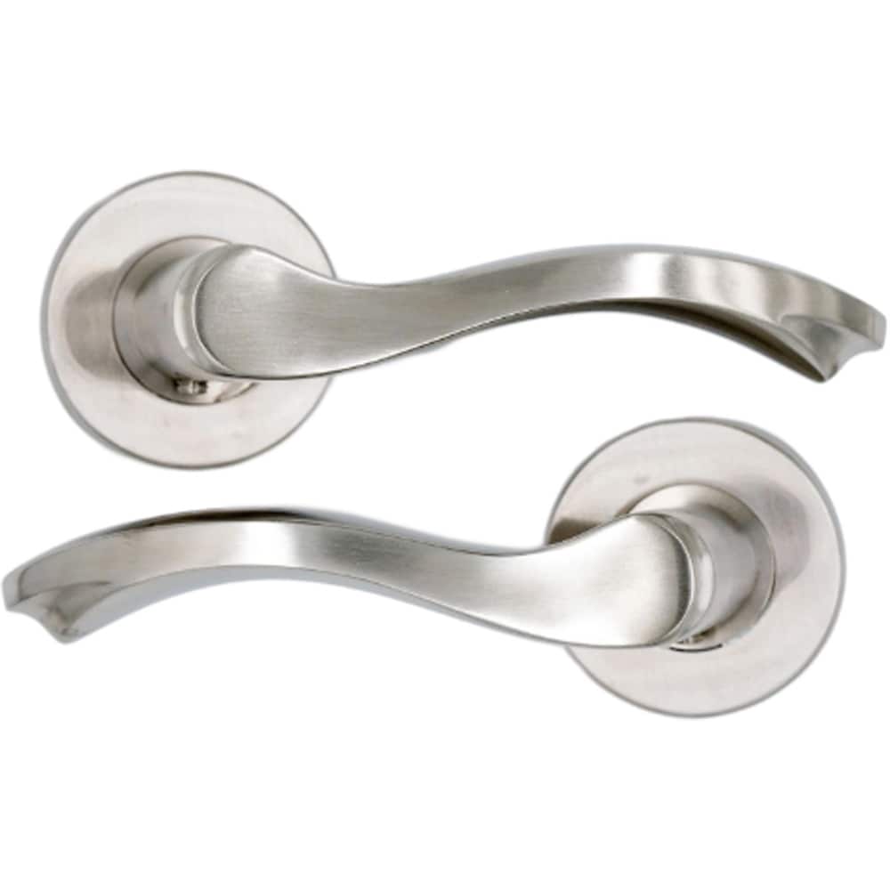 Maner cu rozeta YALE, aluminiu, 122 mm, 2 bucati, nichel
