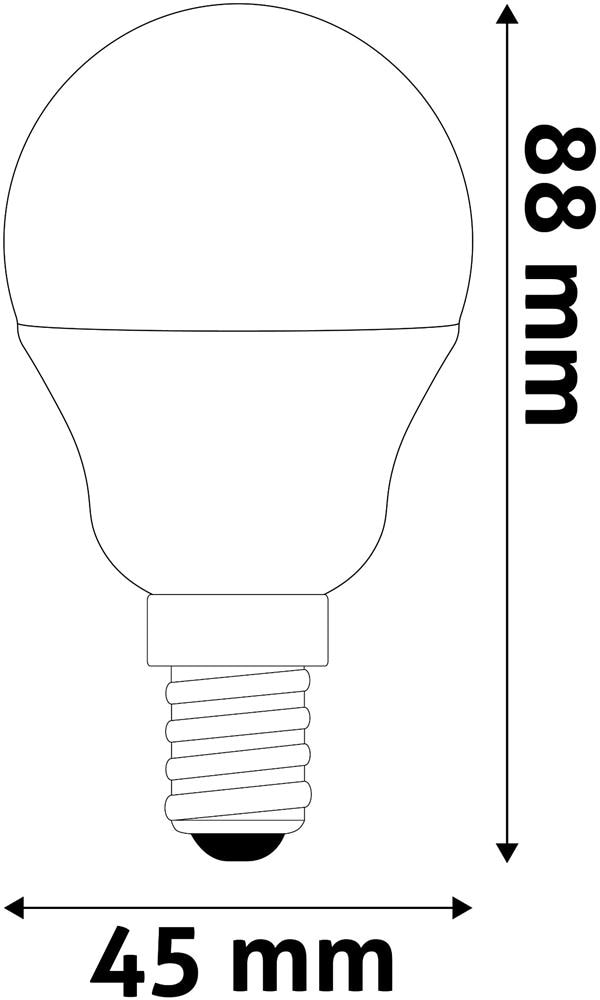 Bec LED smart AVIDE ASMG14RGBW-4.9W-RC, E14, 4.9W, 470lm, 2700K