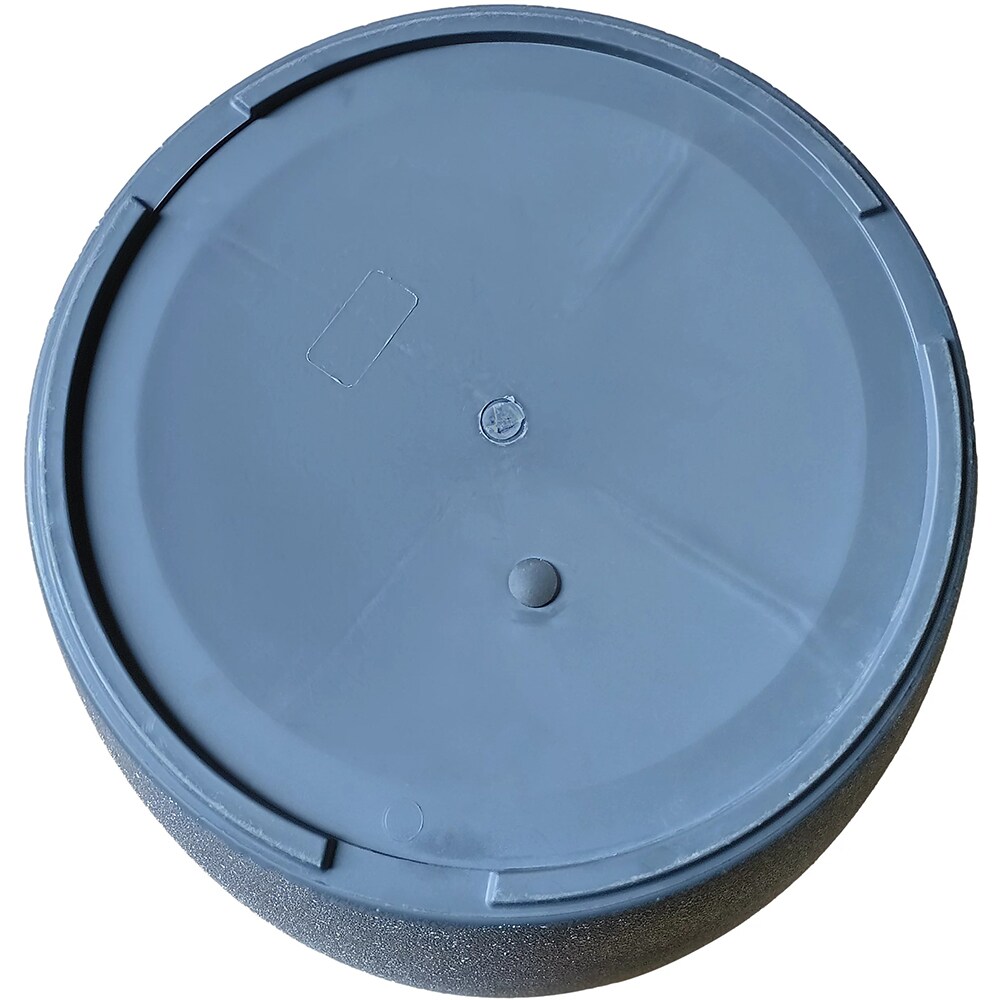 Ghiveci flori VERVE, plastic, D 35 cm, negru