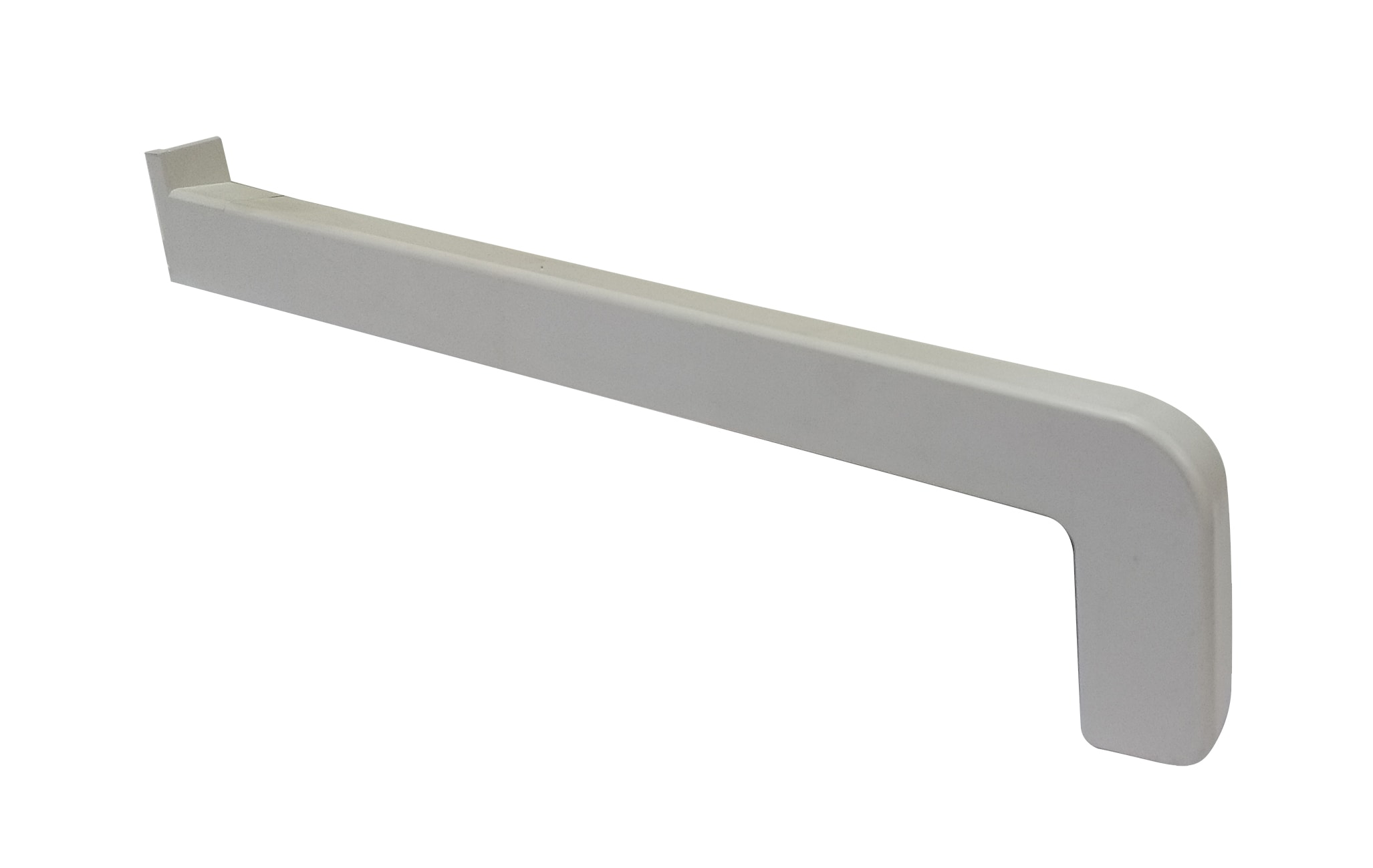 Capat glaf exterior BRAVO, PVC, 16.5 cm, alb