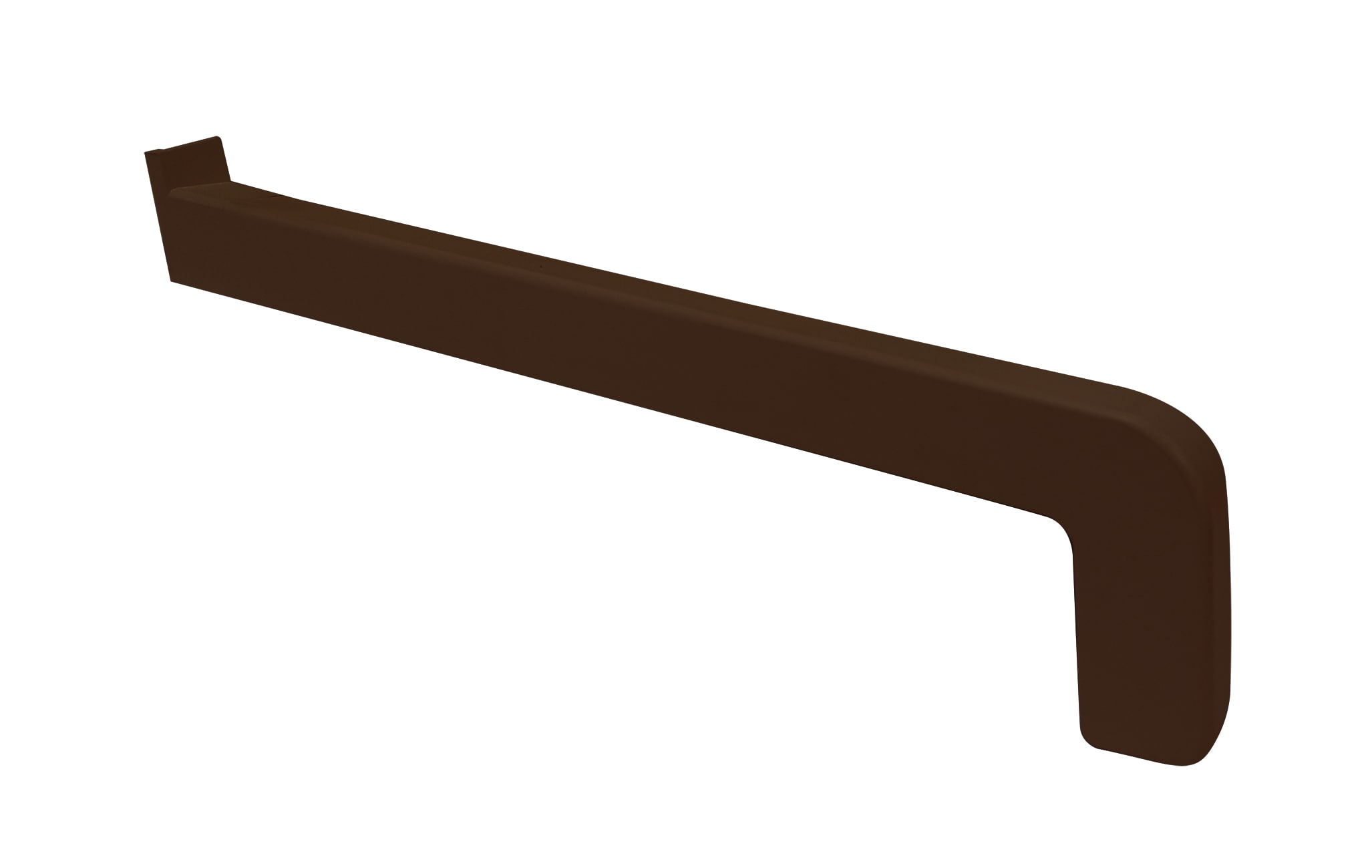 Capat glaf exterior BRAVO, PVC, 16.5 cm, maro