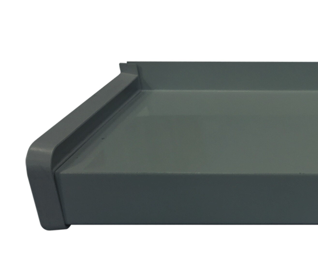 Capat glaf exterior BRAVO, PVC, 22.5 cm, gri