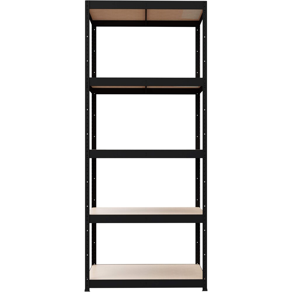 Raft atelier GOODHOME Ryle, otel, 75 x 35 x 179 cm, negru