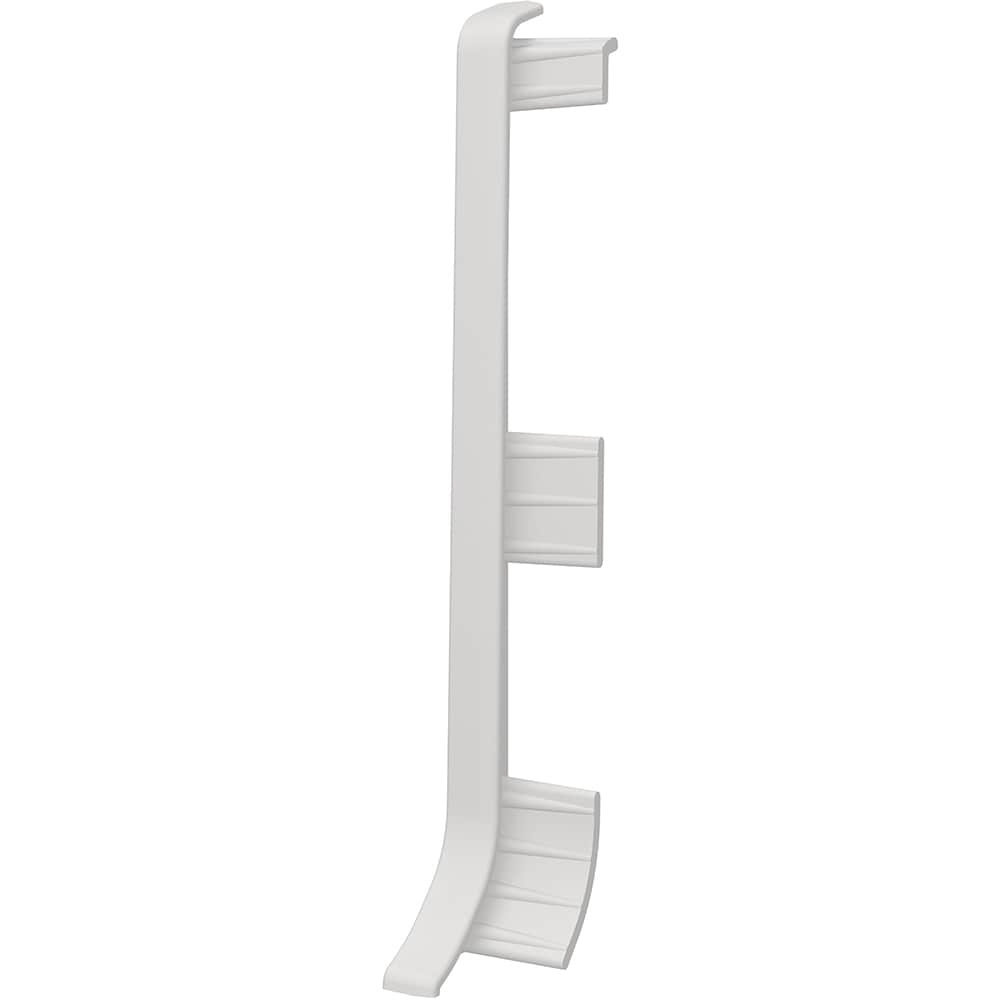 Terminatie stanga-dreapta VILO Linela 413, PVC, 8 cm, 2 bucati, gri deschis