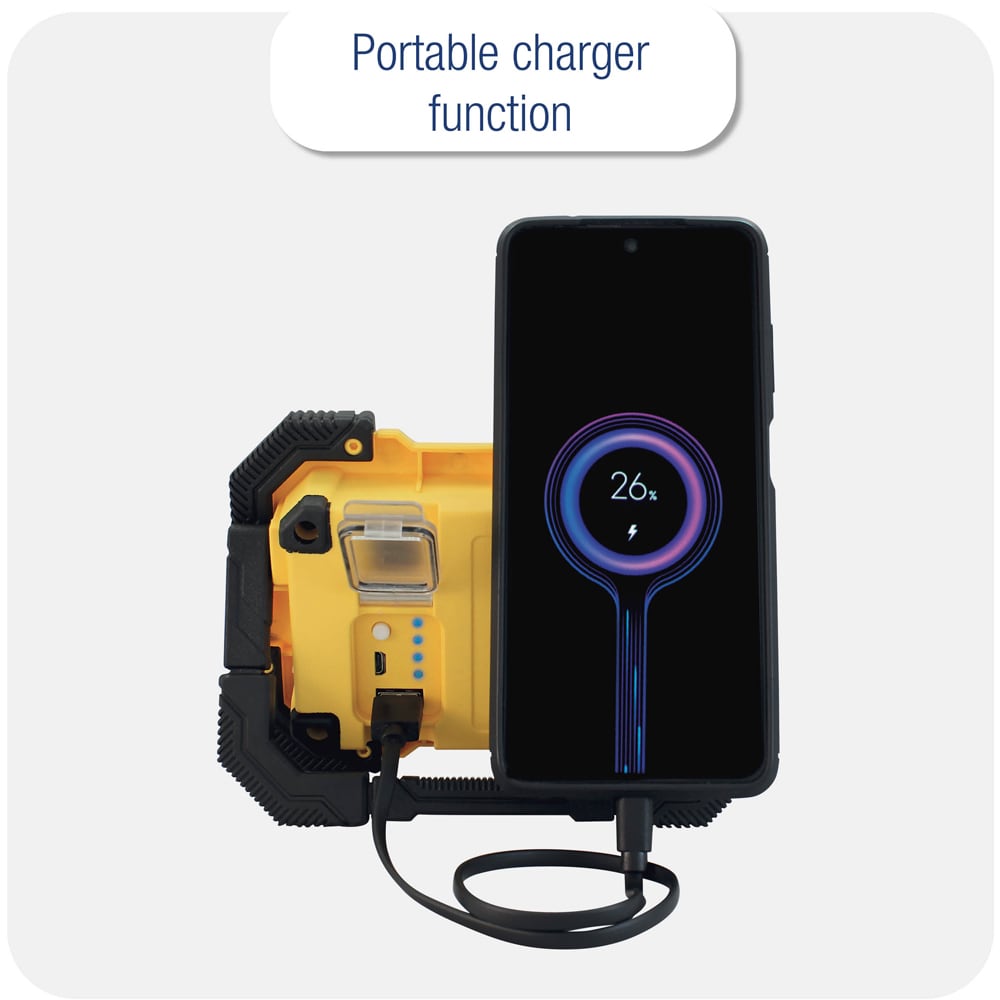 Proiector LED Commel COM-308-312, 10W, 1000 lm, 6000K, acumulator