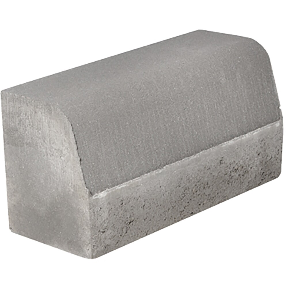 Bordura rotunjita PETRA PAVAJE, beton, 50 x 20 x 25 cm, gri