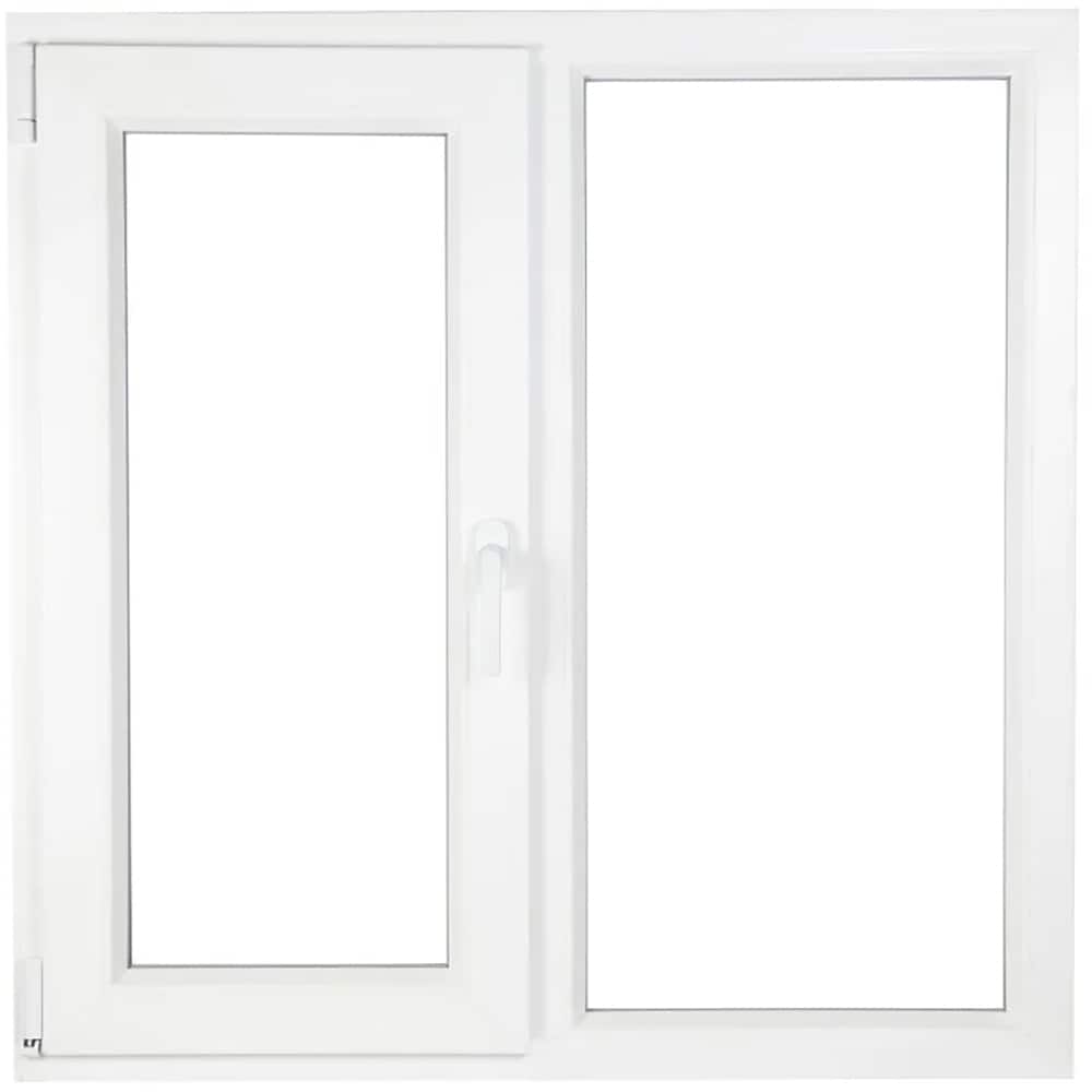 Fereastra termopan FORTIA, PVC, 4 camere, 100 x 100 cm, deschidere stanga, alb