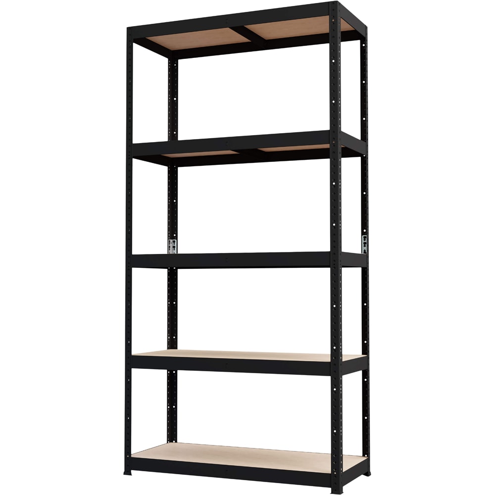 Raft atelier GOODHOME Ryle, otel, 90 x 40 x 179 cm, negru