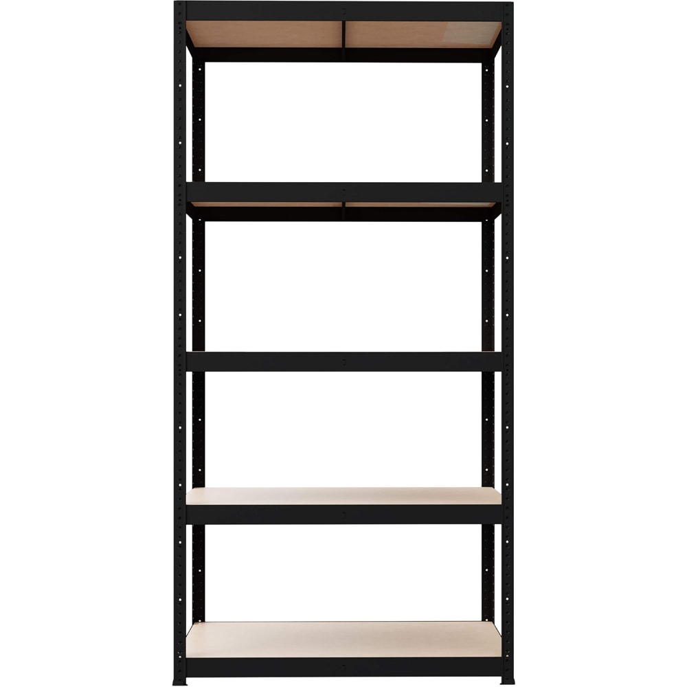 Raft atelier GOODHOME Ryle, otel, 90 x 40 x 179 cm, negru