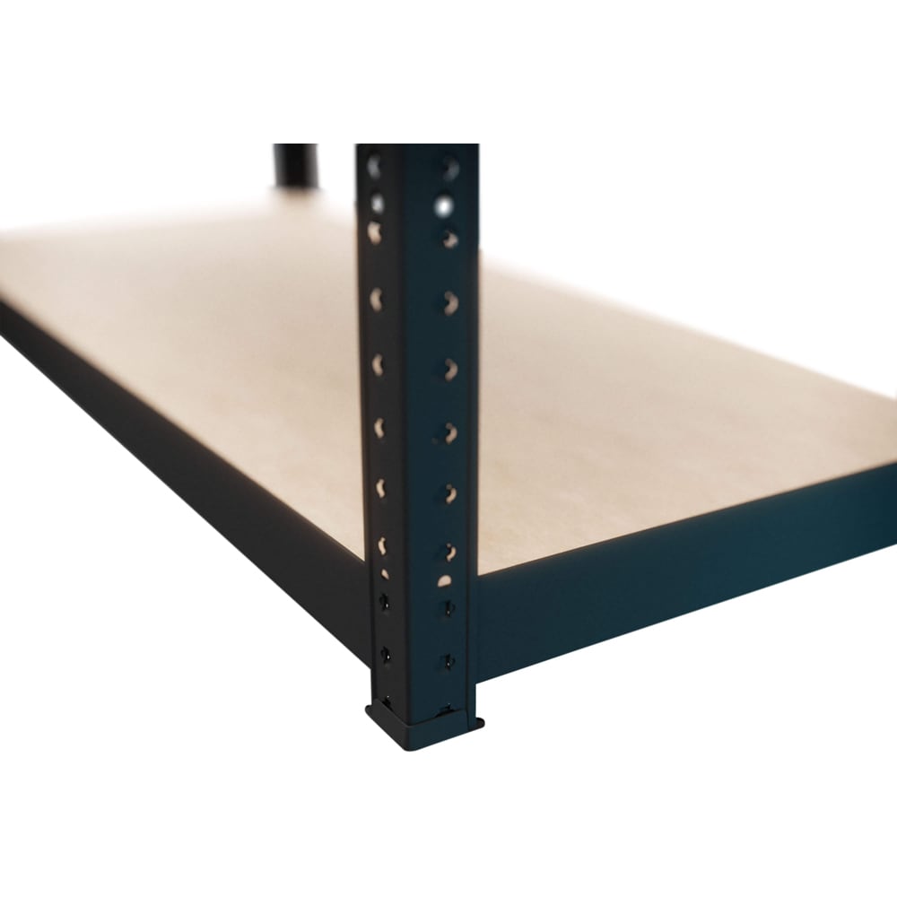 Raft atelier GOODHOME Ryle, otel, 90 x 40 x 179 cm, negru