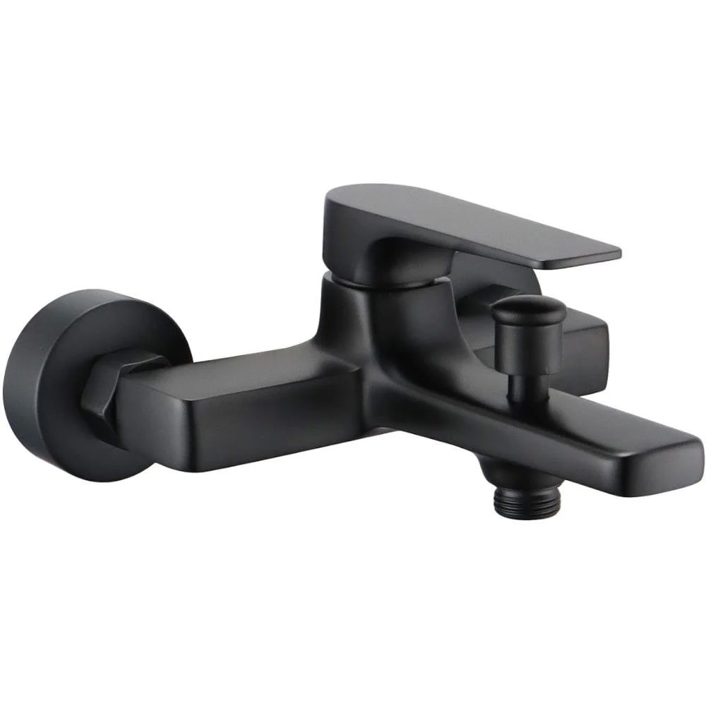 Baterie cada-dus CASABLANCA Plato PLT11, monocomanda, set de dus, alama, negru