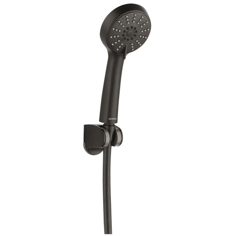 Baterie cada-dus CASABLANCA Plato PLT77, monocomanda, set de dus, alama, negru