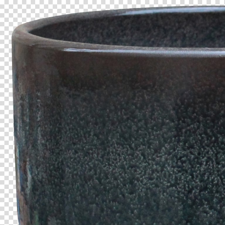 Ghiveci flori VERVE, argila, D 16.5 cm, dark shadow