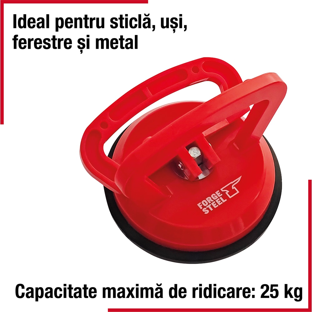 Ventuza prindere simpla Forge Steel, 115 mm