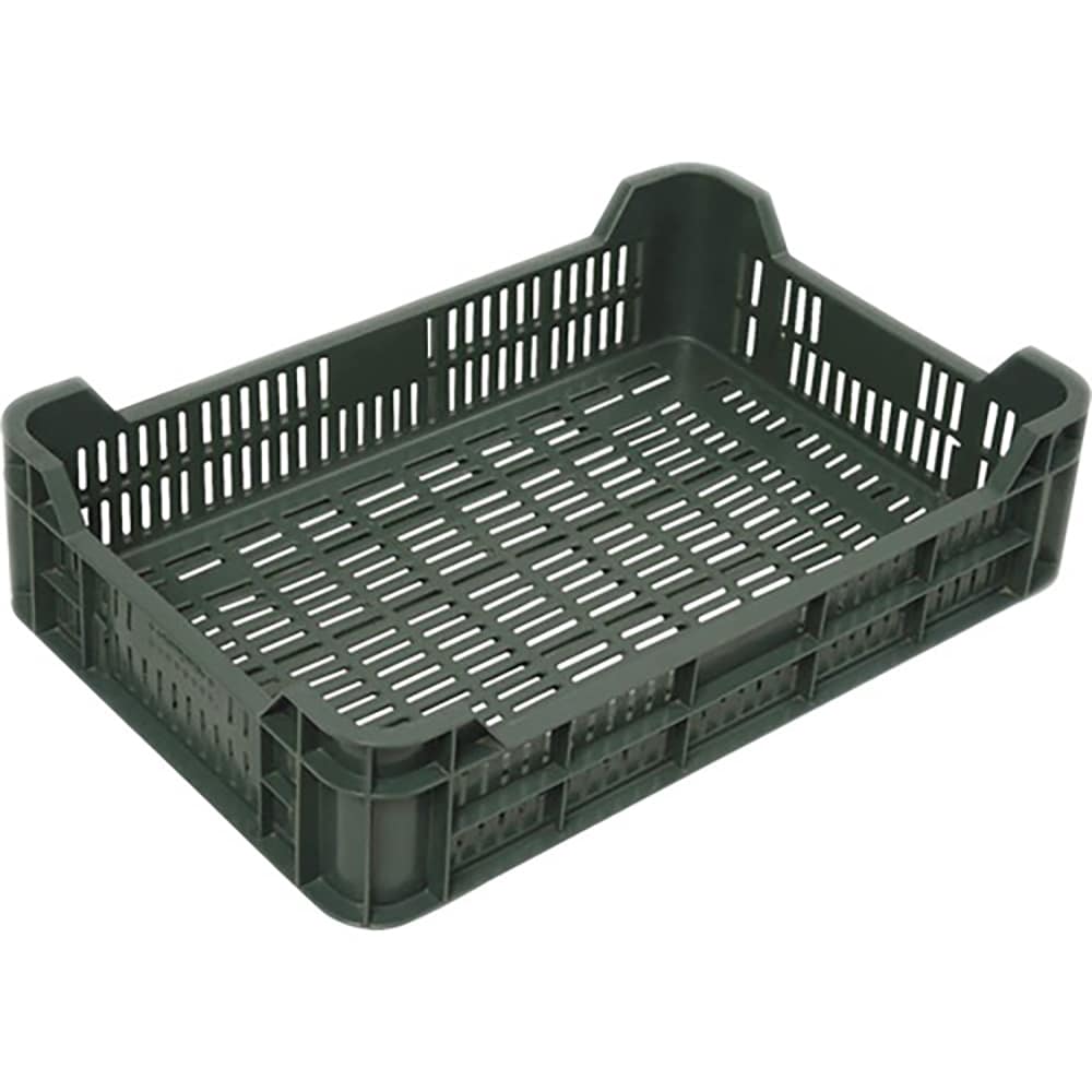 Naveta, 21L, 60 x 40 x 15 cm, plastic, verde