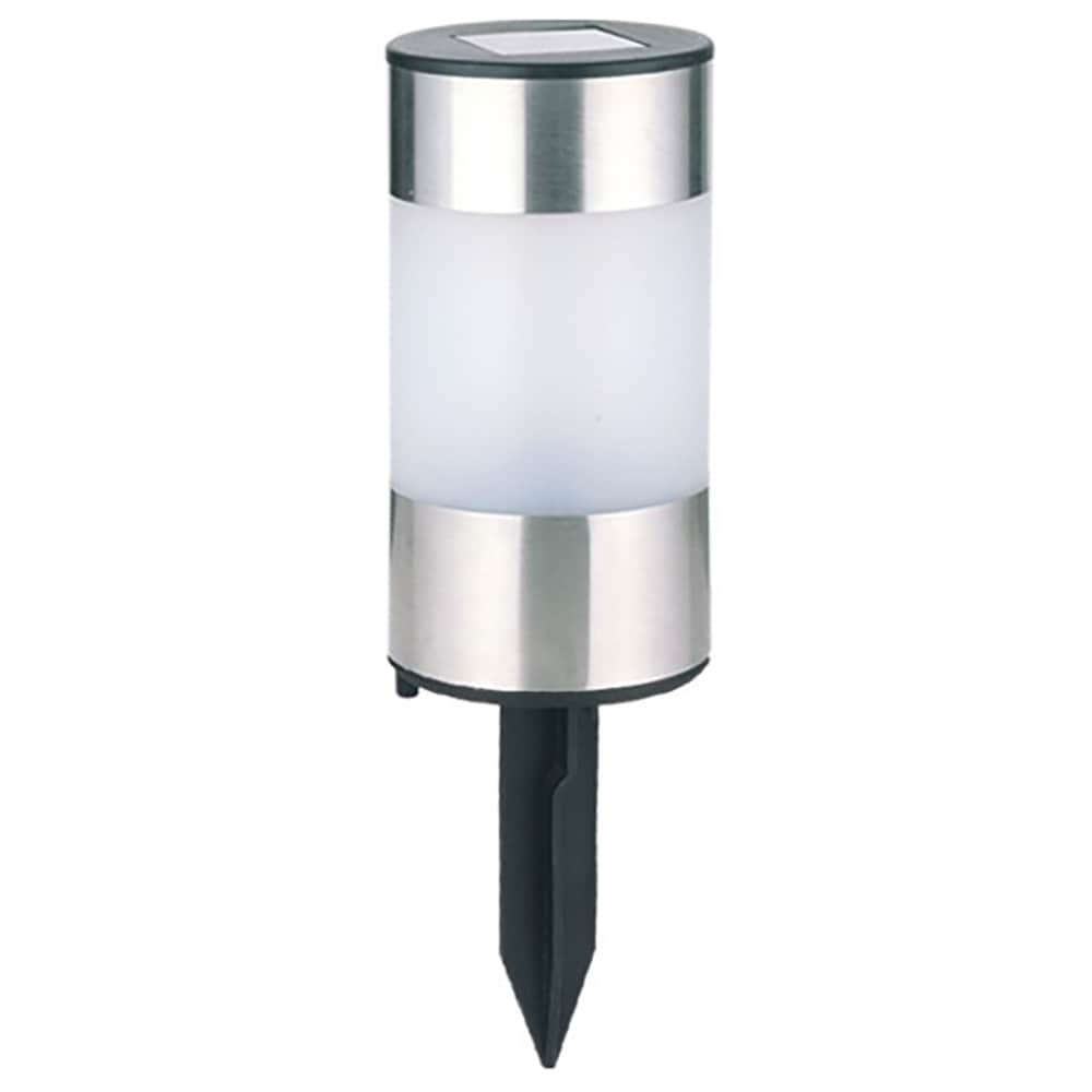 Lampa solara ENTAC EGSL-SS1LT21, 21 cm, IP44, argintiu