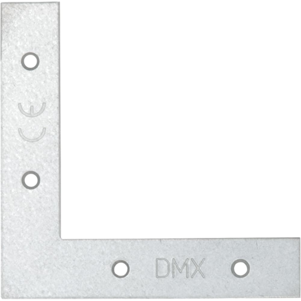 Coltar plat DMX, 75 x 75 x 15 x 1, 2 mm, otel zincat