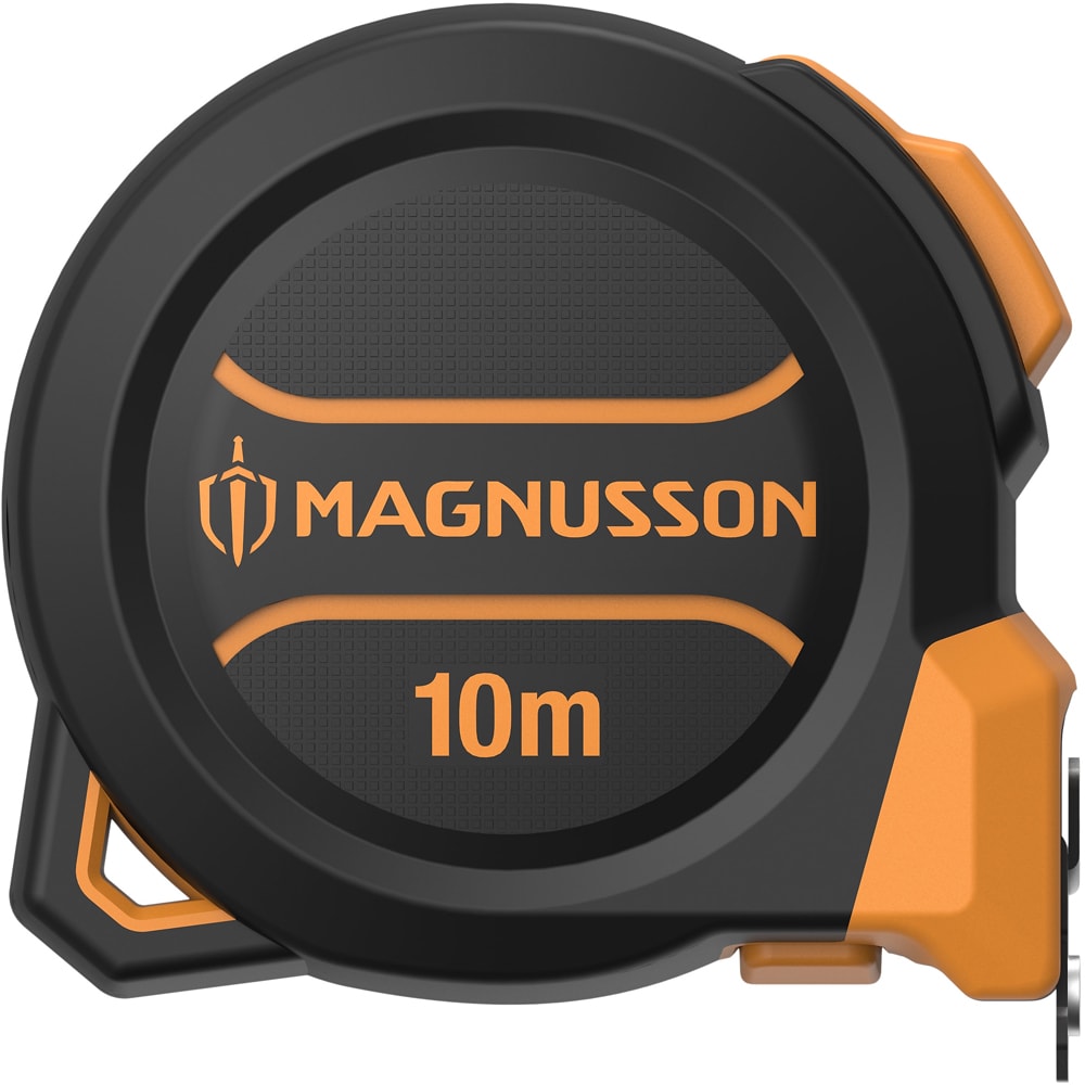 Ruleta magnetica MAGNUSSON MS40, 10 m, plastic ABS, negru