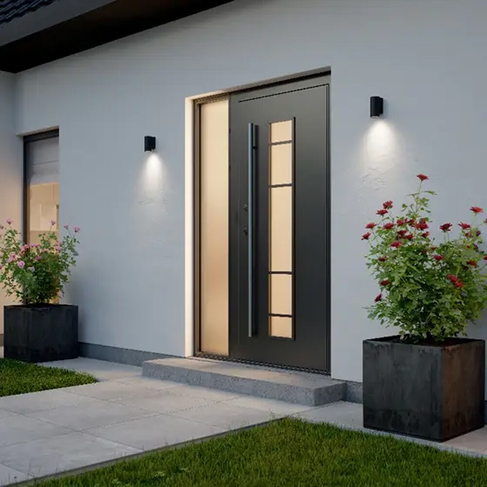 APLICA EXT GU10 LUM JOS NEAGRA