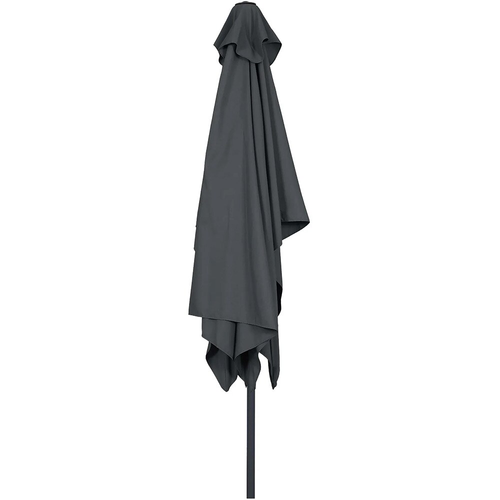 Umbrela gradina inclinabila GOODHOME Kasane, 3 x 2 m, UPF30, deschidere tip manivela, aluminiu si poliester, negru
