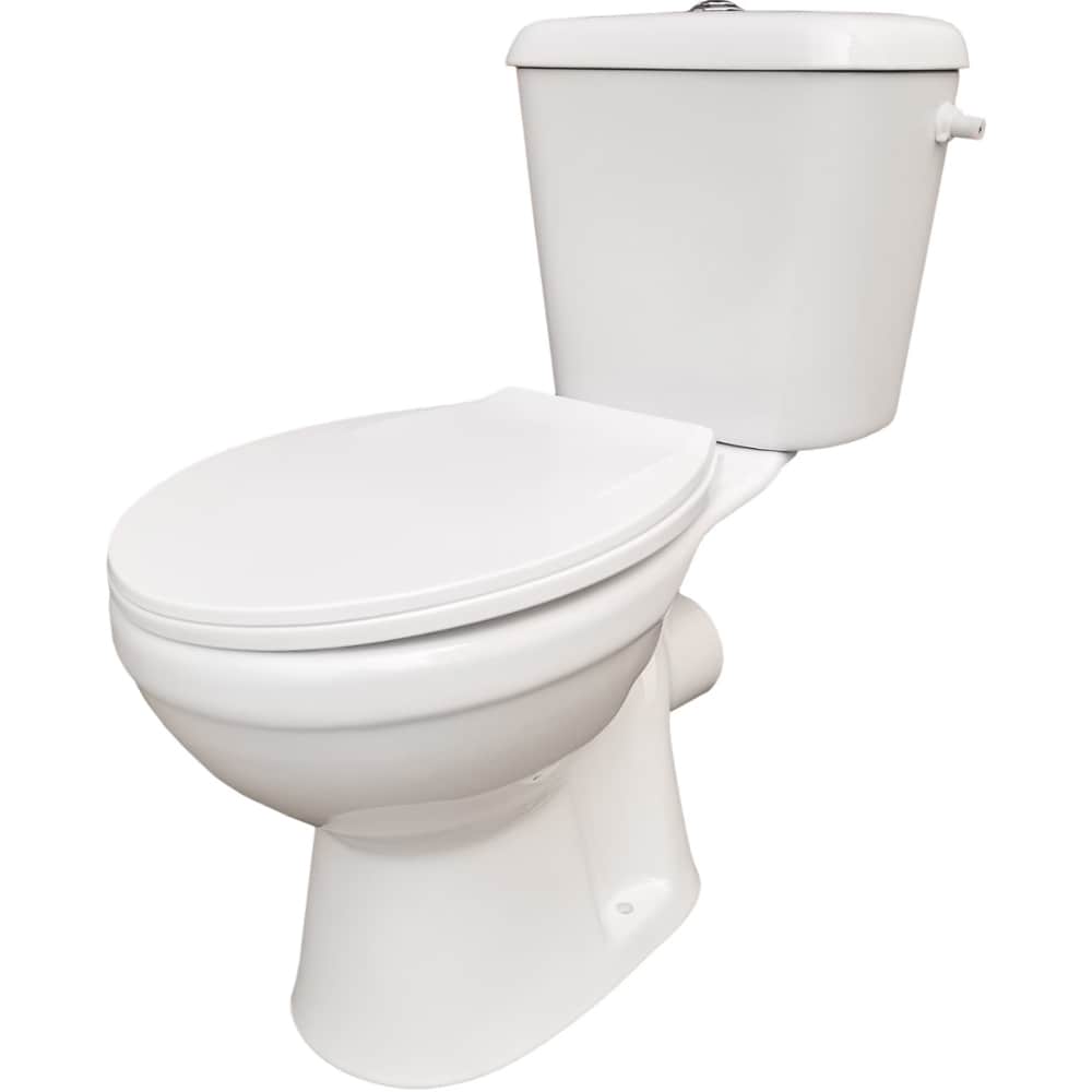 Set vas WC si rezervor TAPIA RIMLESS, montare pe pardoseala, ceramica, 8.6l, alb