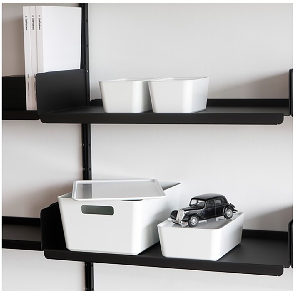 Cutie cu capac 32 x 24 x 14 cm, 10l, plastic, alb