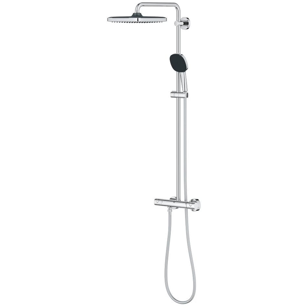 Sistem dus GROHE Vitalio Comfort 250 26697001, termostat, 2 functii, crom