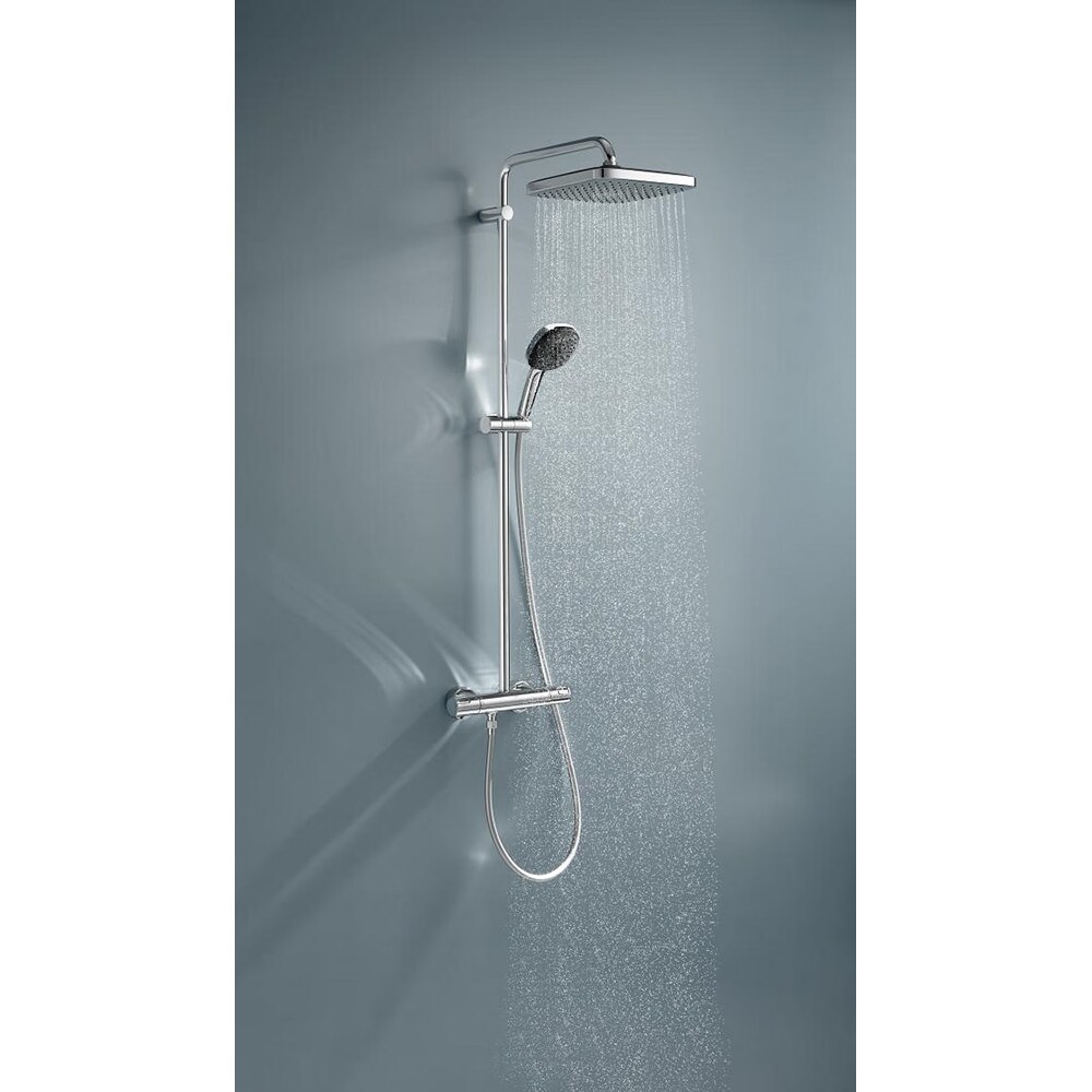 Sistem dus GROHE Vitalio Comfort 250 26697001, termostat, 2 functii, crom