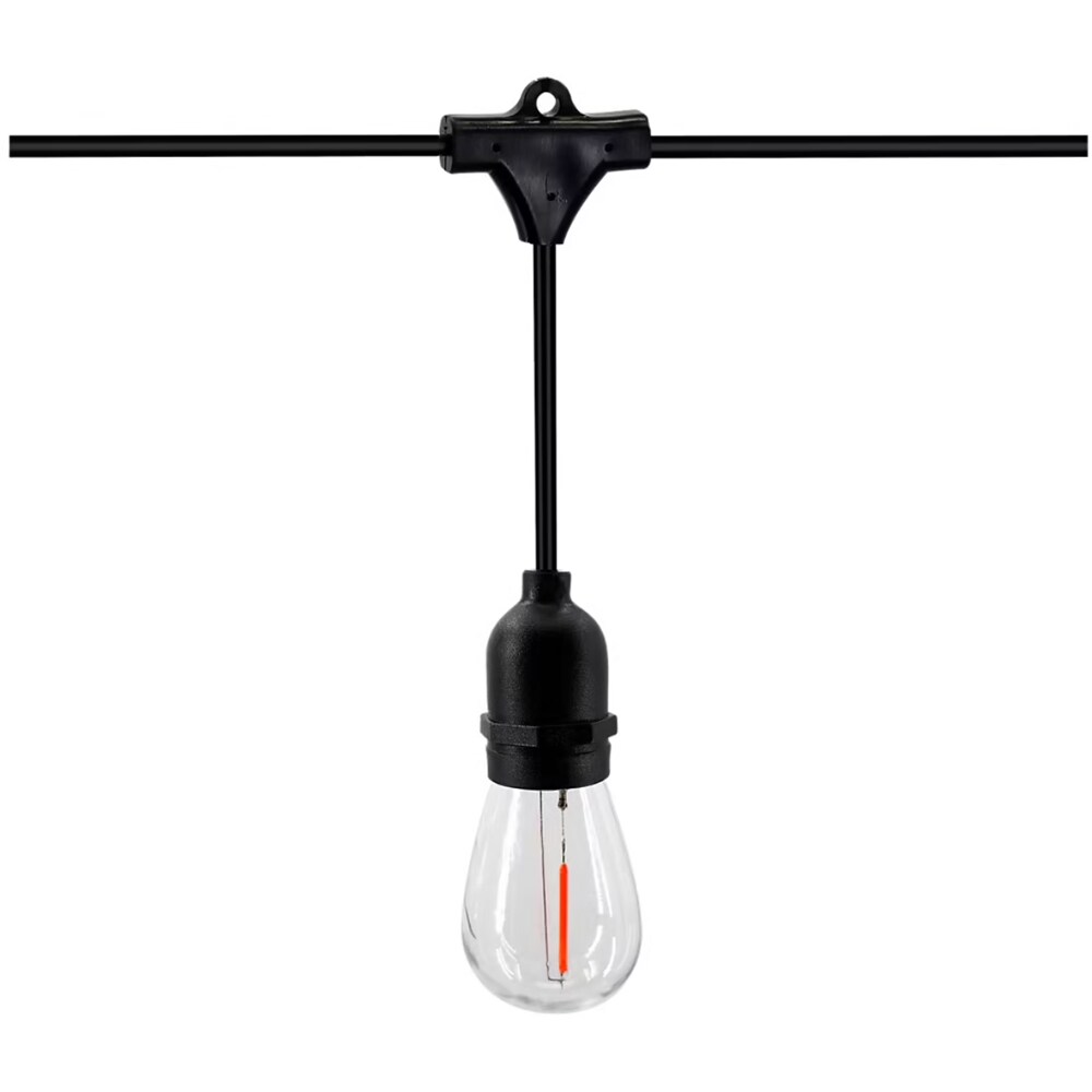 Ghirlanda decorativa Pandoro, 10m, negru