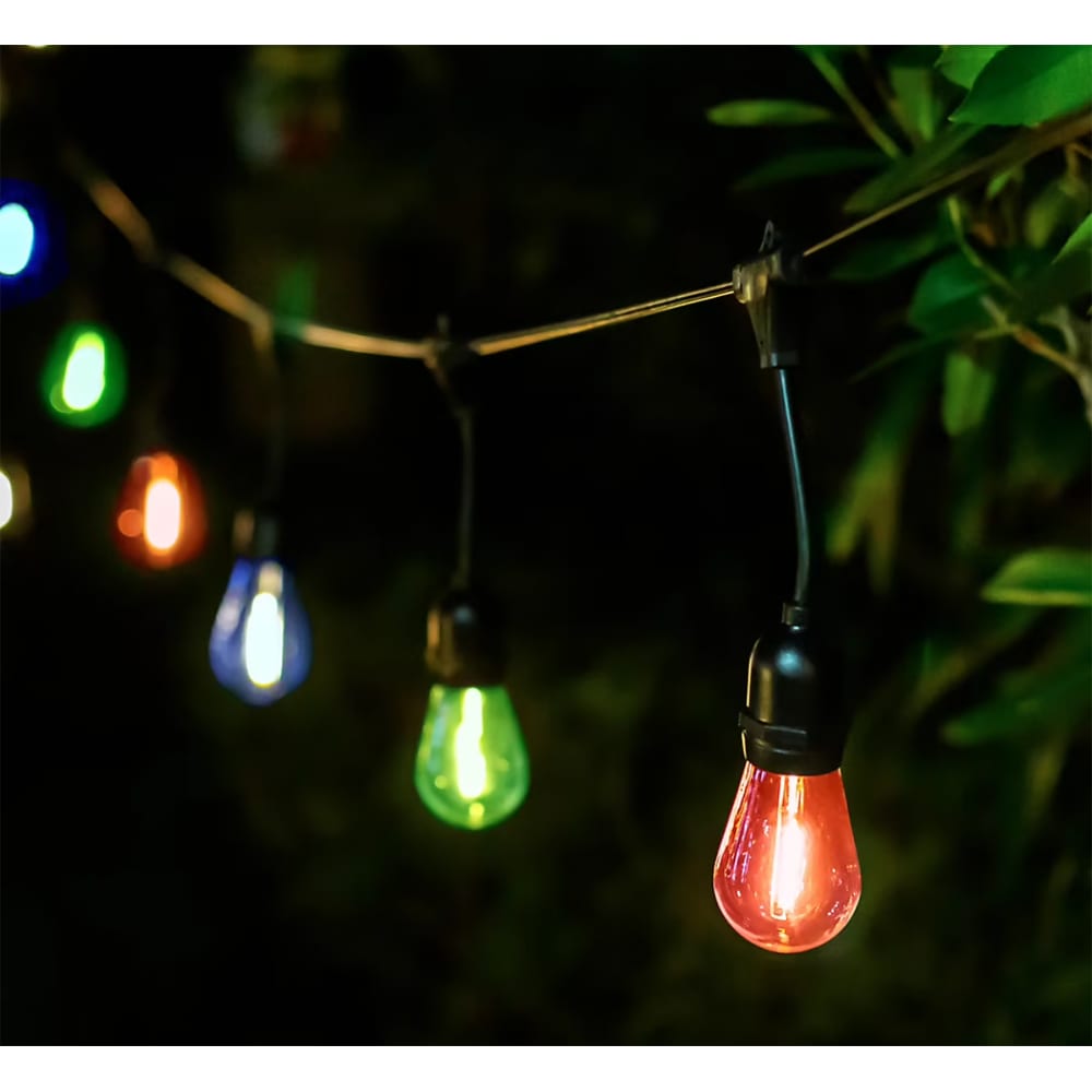 Ghirlanda decorativa Pandoro, 10m, negru