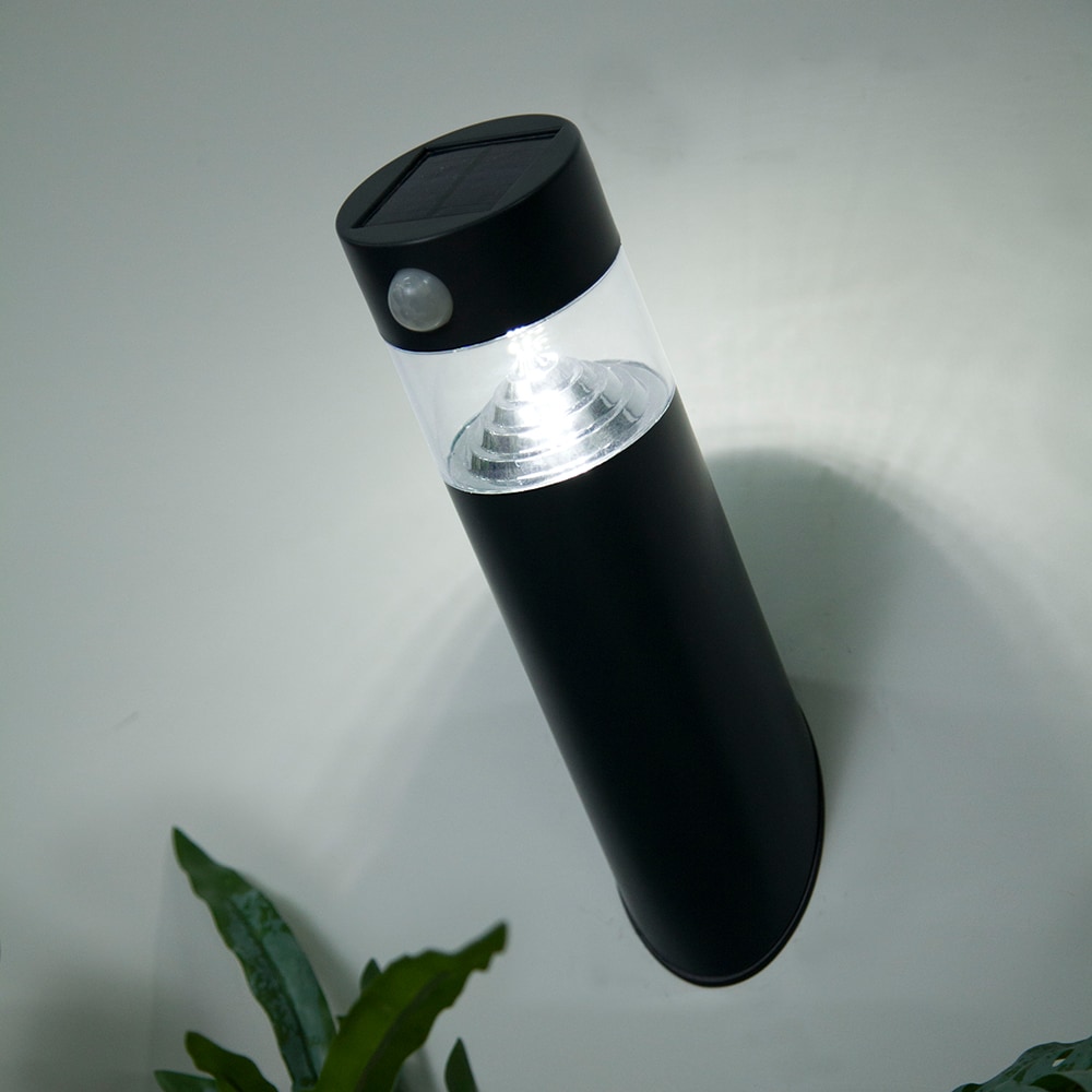 Aplica solara de exterior, 11W, LED incorporat, negru