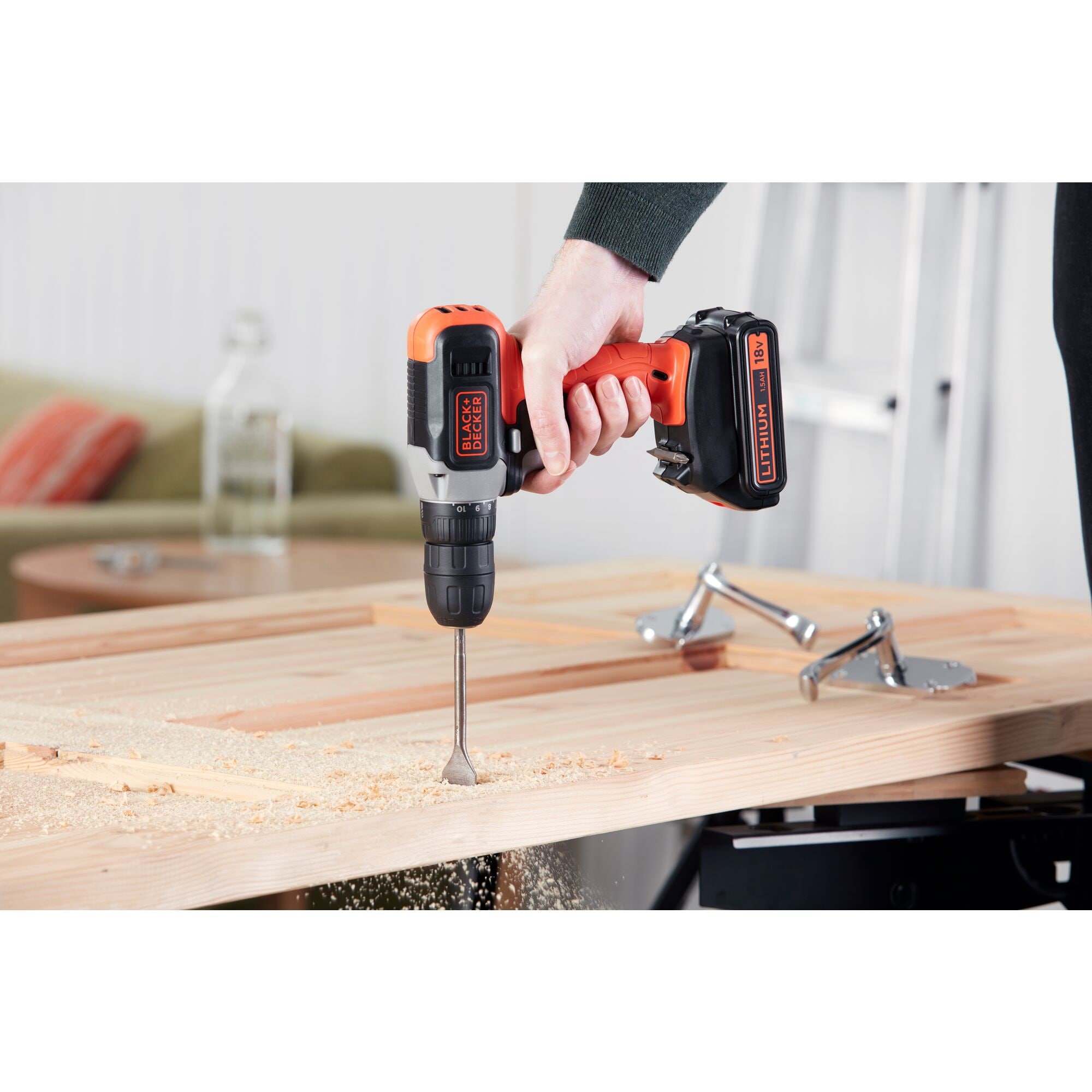 Masina de gaurit/insurubat (bormasina) BLACK&DECKER BCD001C1, 600rpm, 37Nm