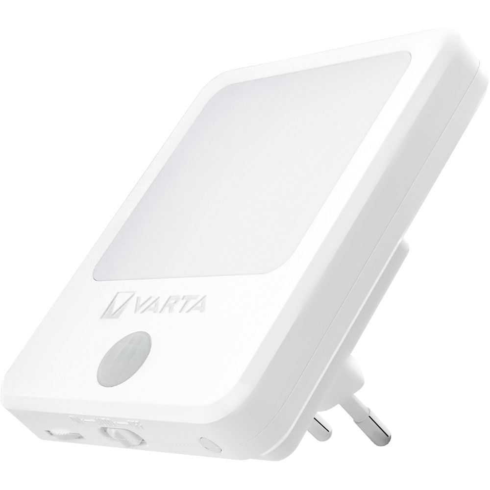 Lampa LED VARTA, 18lm, 0.5W senzor miscare, alb