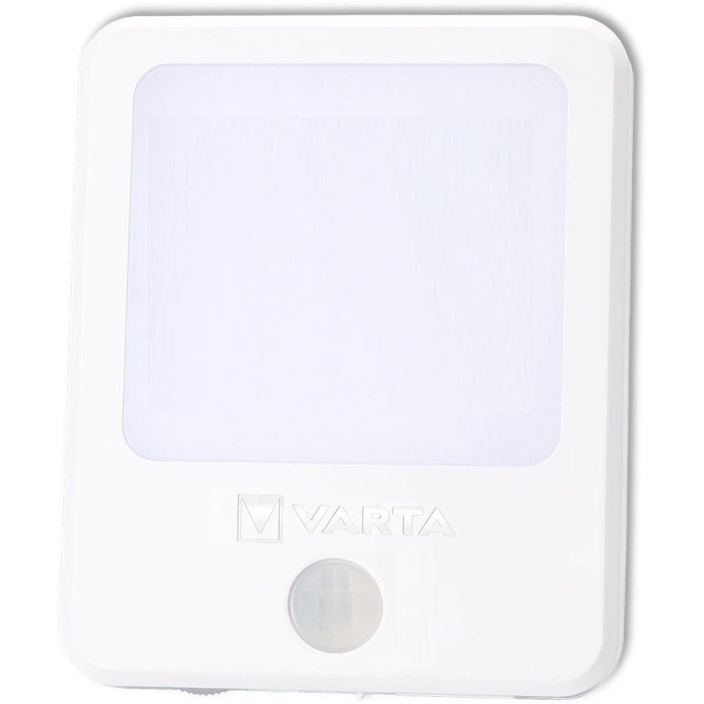 Lampa LED VARTA, 18lm, 0.5W senzor miscare, alb