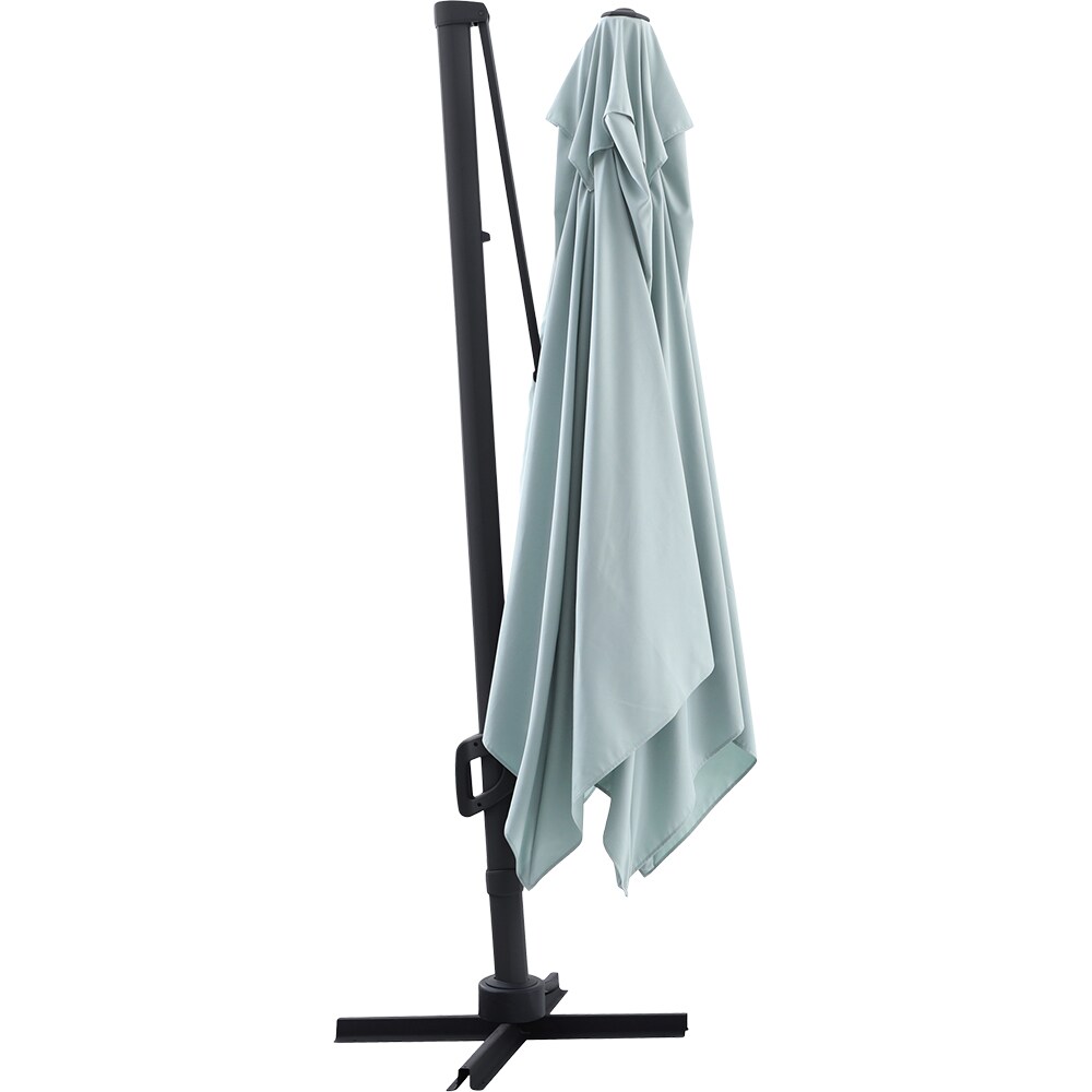 Umbrela de exterior GOODHOME Corby, 3 x 3m, gri