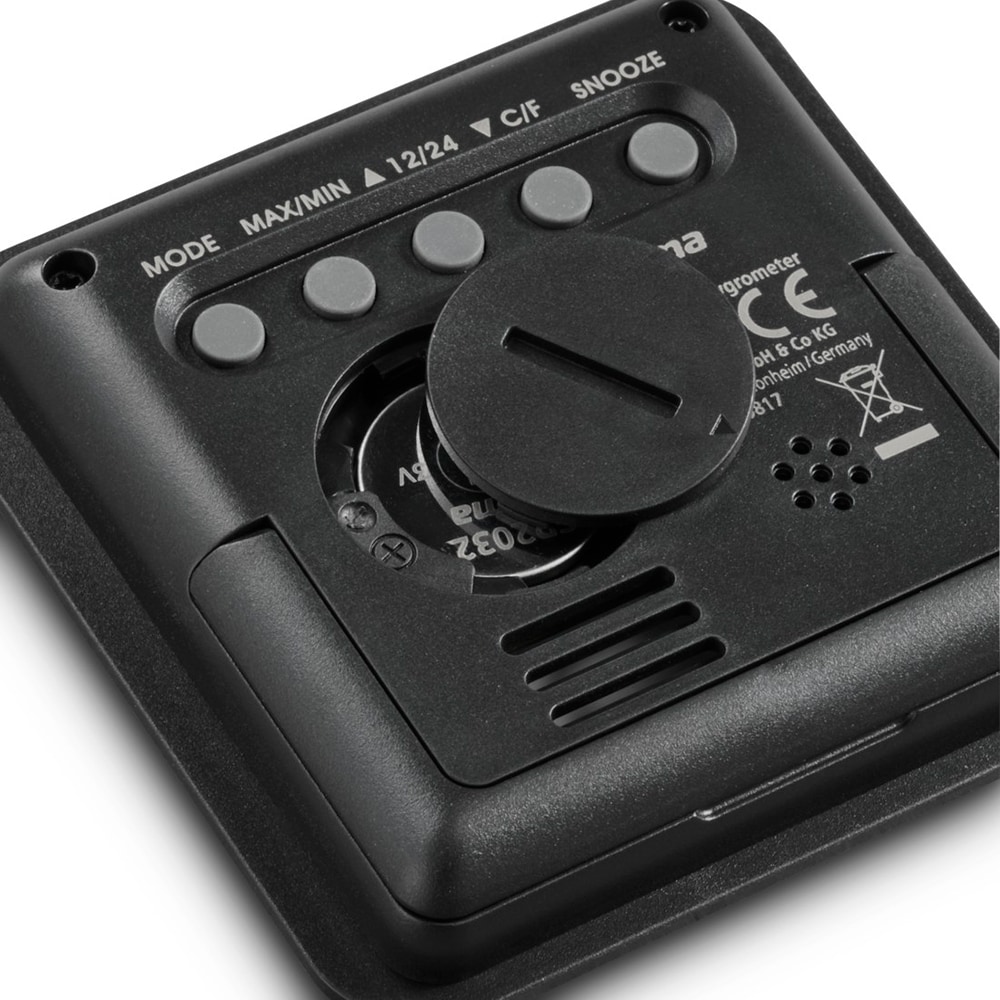 Statie HAMA 185890, Termometru, Higrometru, negru