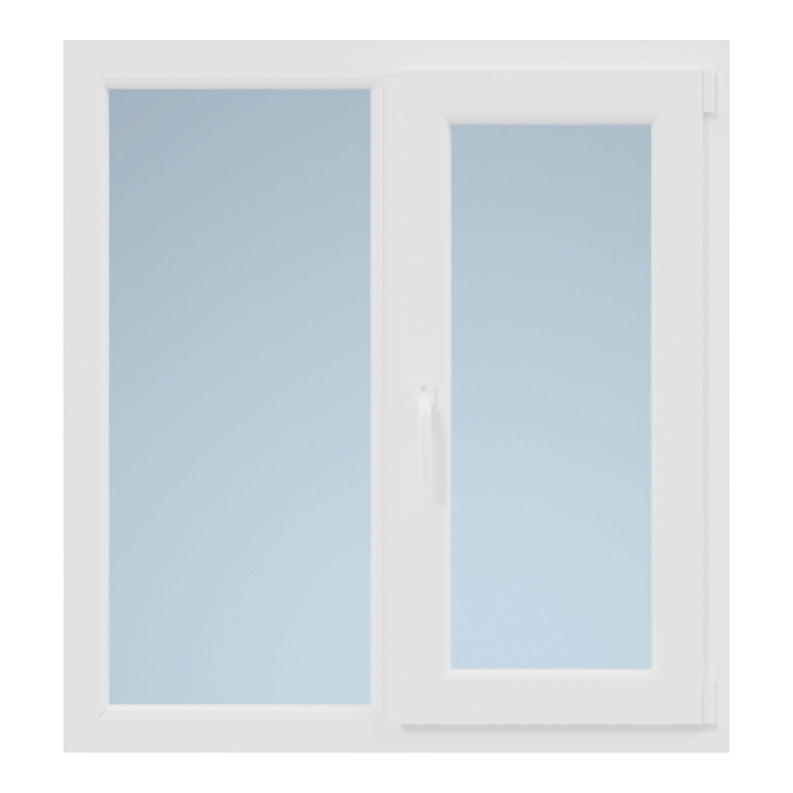 Fereastra termopan FORTIA, PVC, 4 camere, 100 x 136 cm, deschidere dreapta, alb