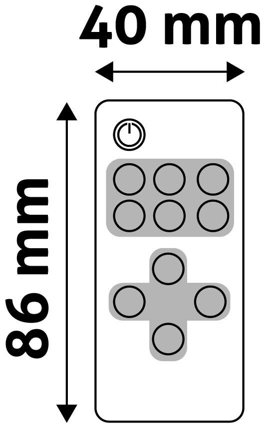 Telecom. Banda Led 11 Butoane