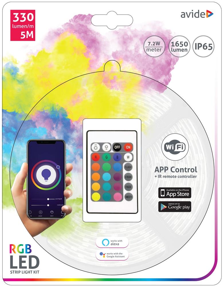 Banda Led Wifi Rgb 5M Avide