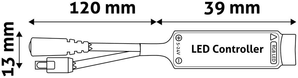 Telecom. Banda Led 24 Butoane