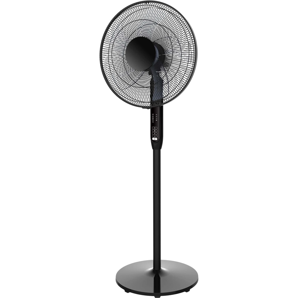 Ventilator cu picior, 3 trepte de viteza, 45W, negru