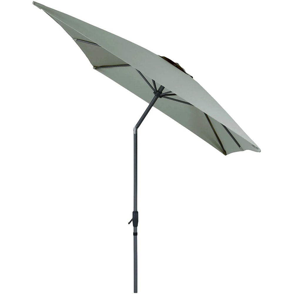 Umbrela gradina inclinabila GOODHOME Kasane, 3 x 2 m, UPF30, deschidere tip manivela, aluminiu si poliester, turcoaz