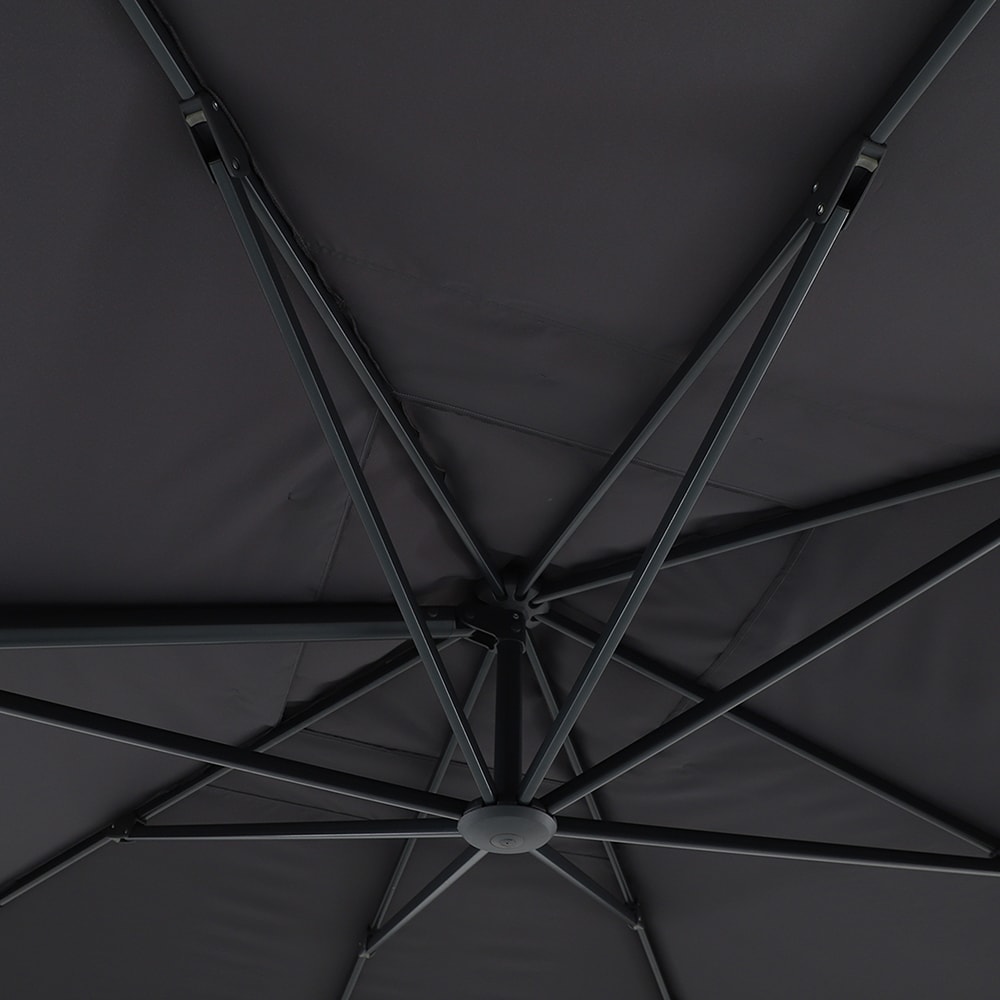 Umbrela de exterior GOODHOME Corby, 3 x 4m, negru