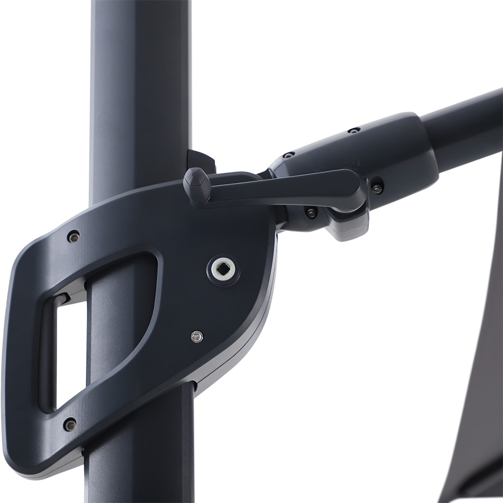 Umbrela de exterior GOODHOME Corby, 3 x 4m, negru